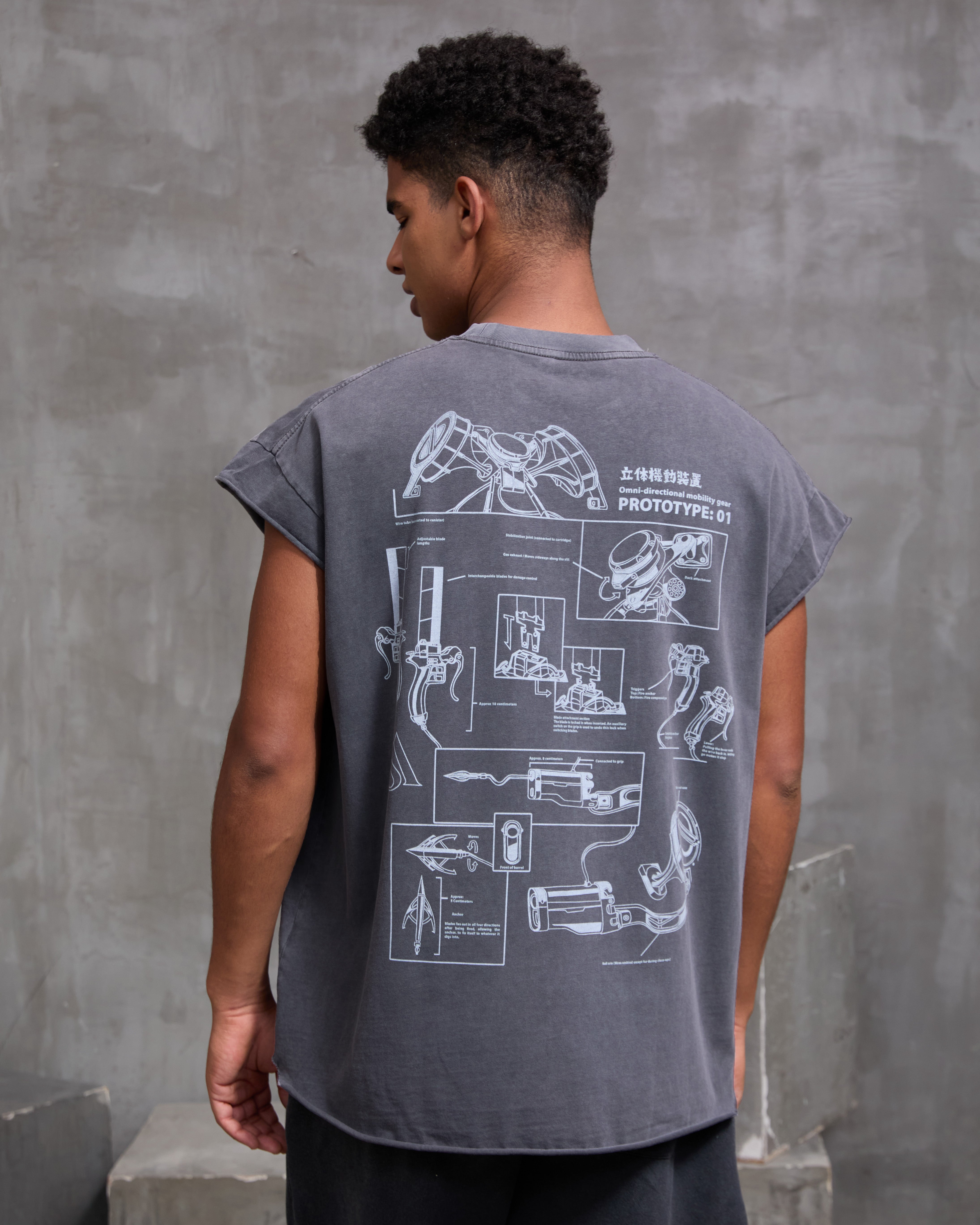 SURVEY CORPS MUSCLE TEE