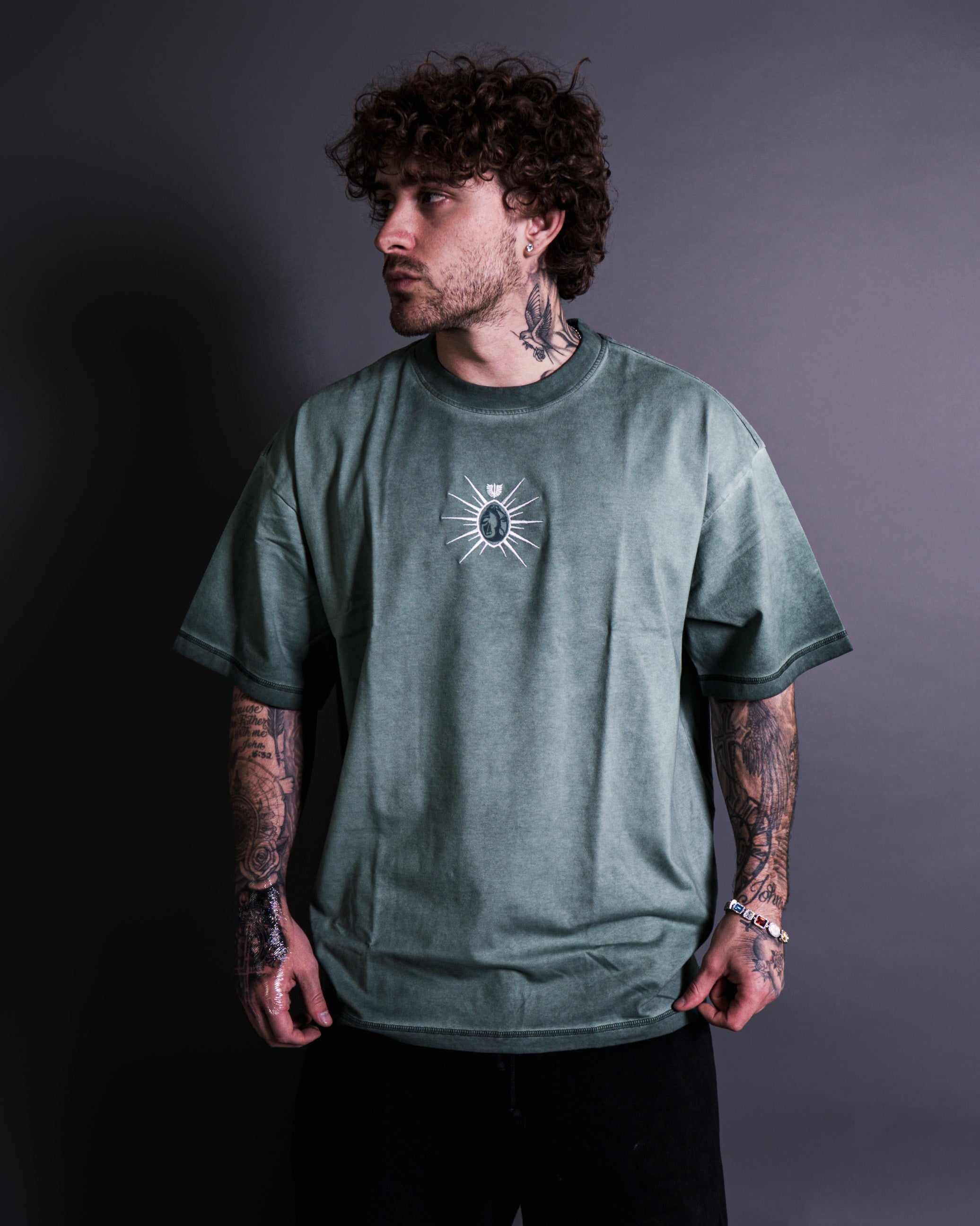 WHITE FALCON WASH TEE ANIQI