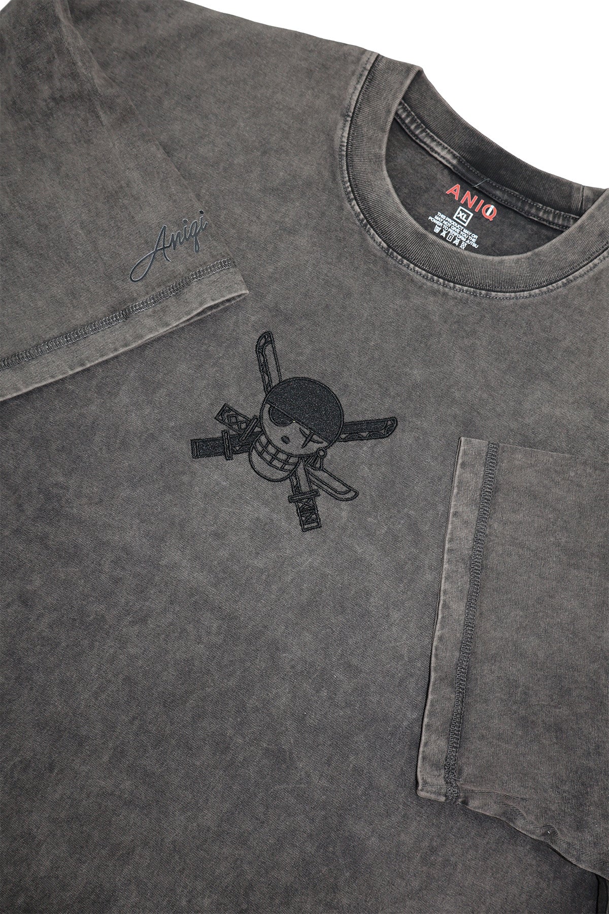ZORO ACID WASH TEE  ANIQI