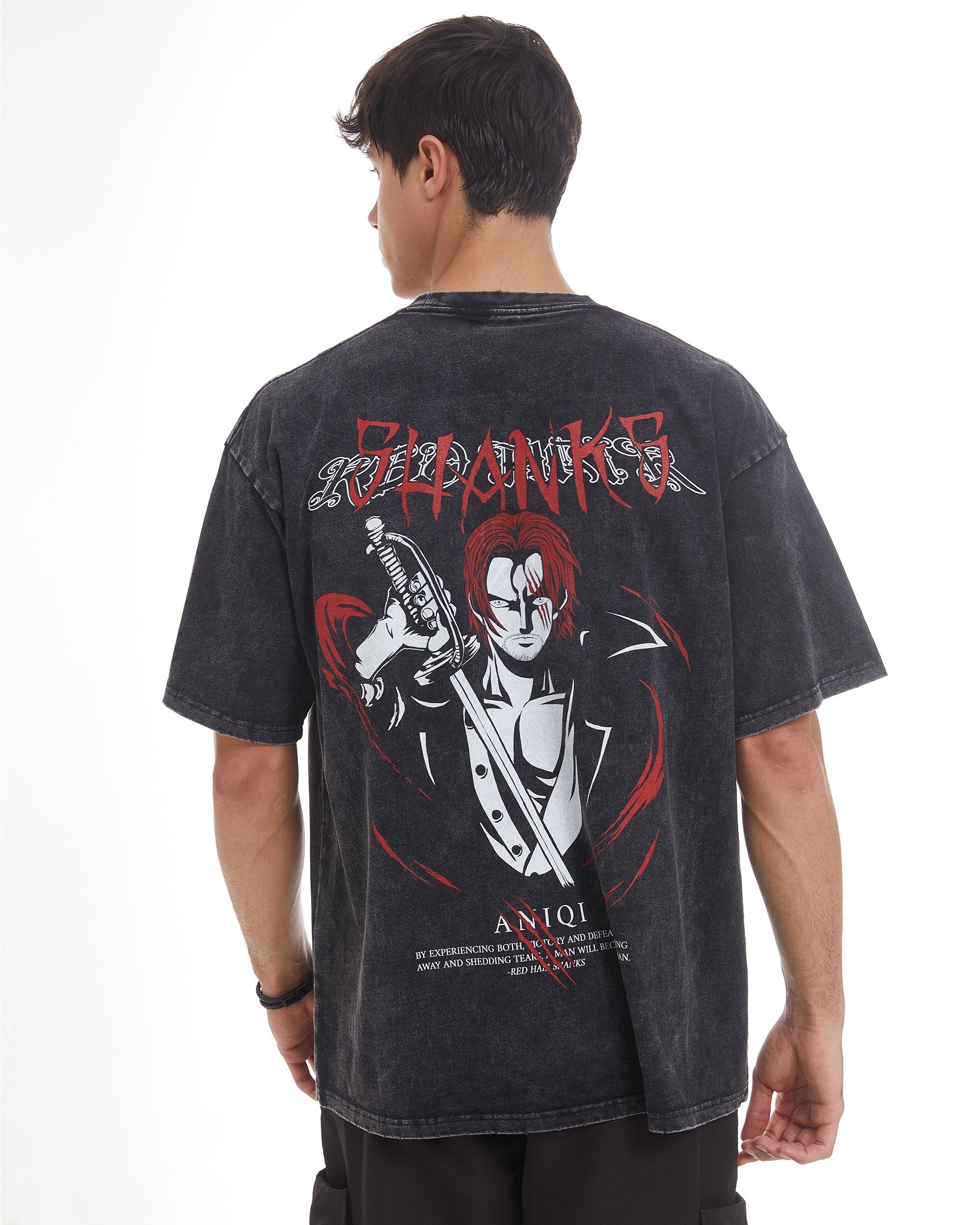 SHANKS EMBROIDERED X GRAPHIC VINTAGE TEE