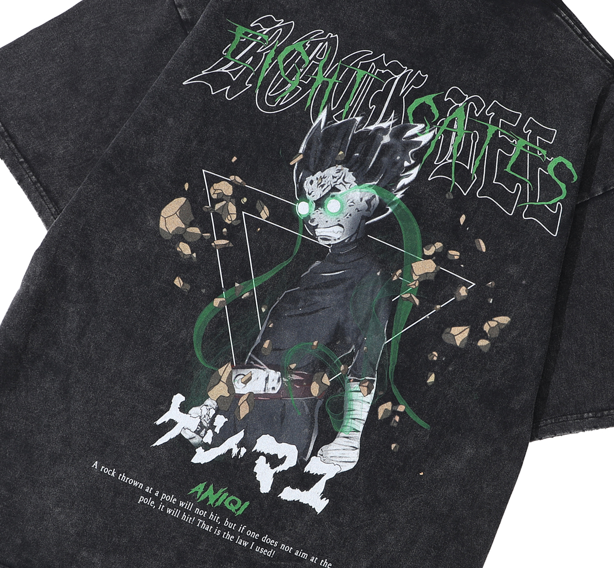 TAIJUTSU ACID WASH TEE ANIQI