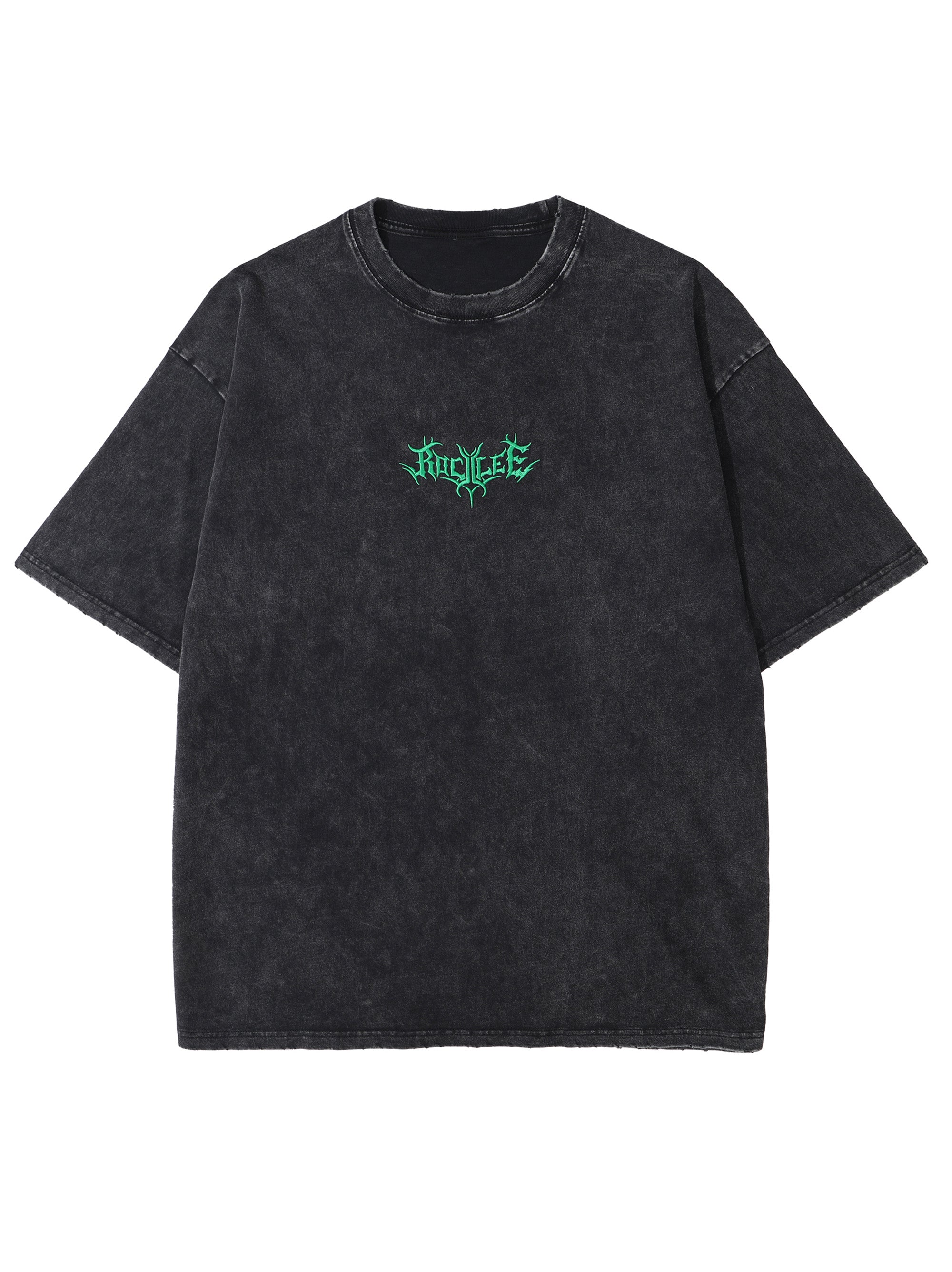 ROCK LEE EMBROIDERED X GRAPHIC VINTAGE TEE