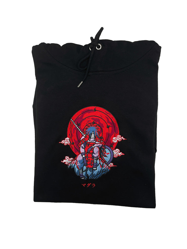 The Ghost of Uchiha Embroidered Hoodie