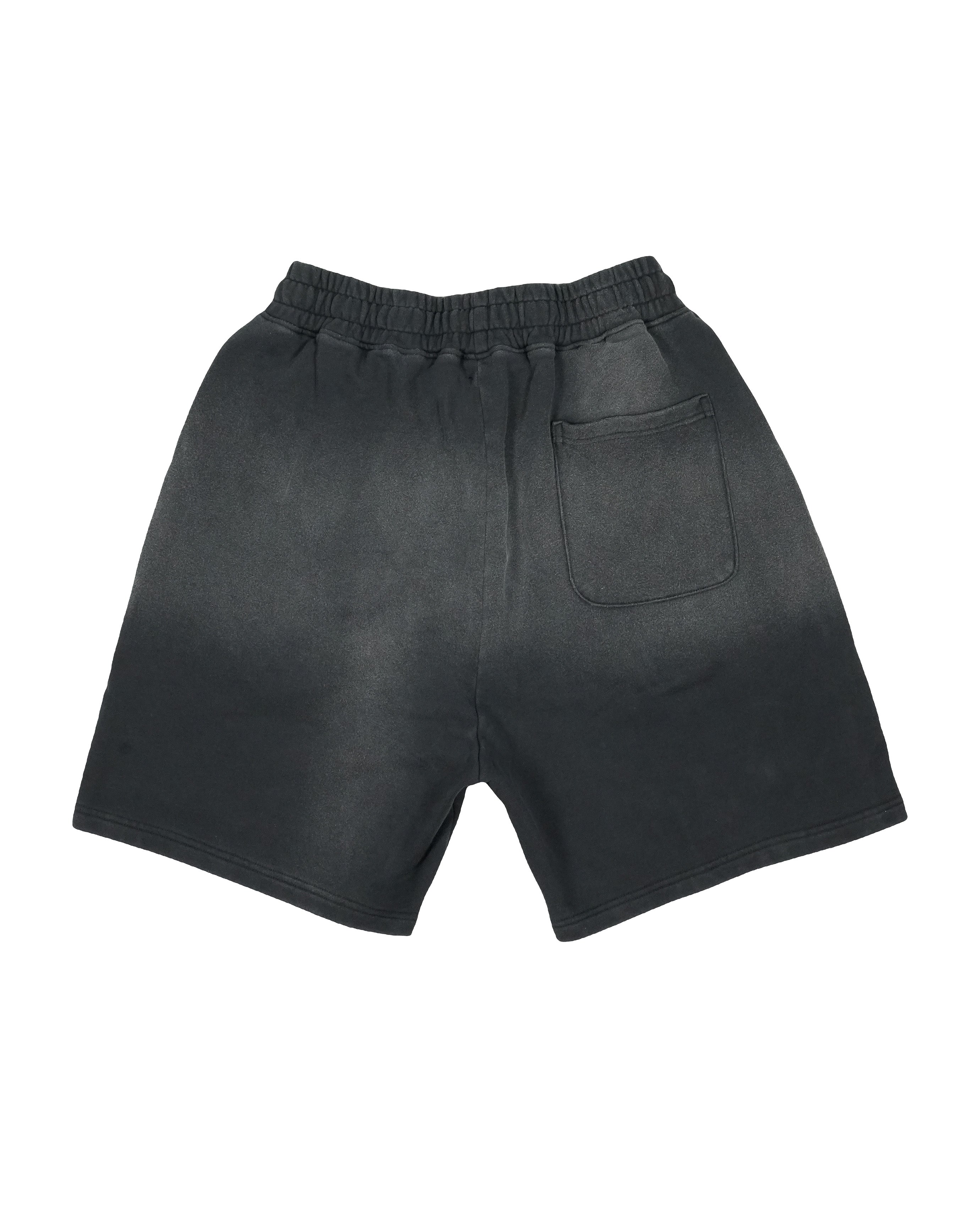 WHITE BEARD COTTON SHORTS