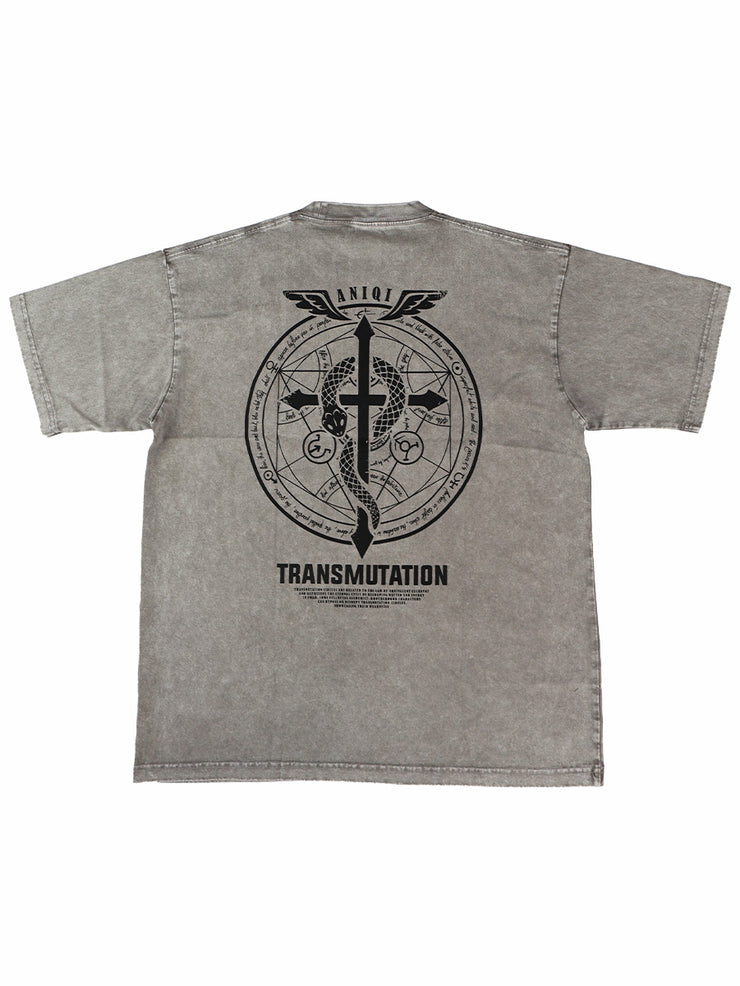 TRANSMUTATION ACID WASH TEE