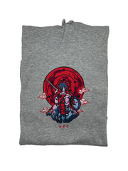 The Ghost of Uchiha Embroidered Hoodie