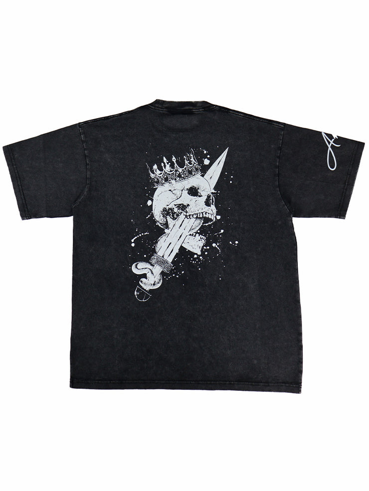 KING SLAYER ACID WASH TEE