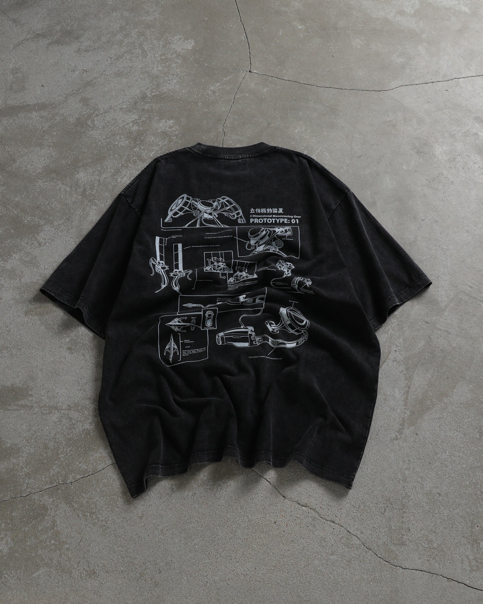 SURVEY CORPS WASH TEE