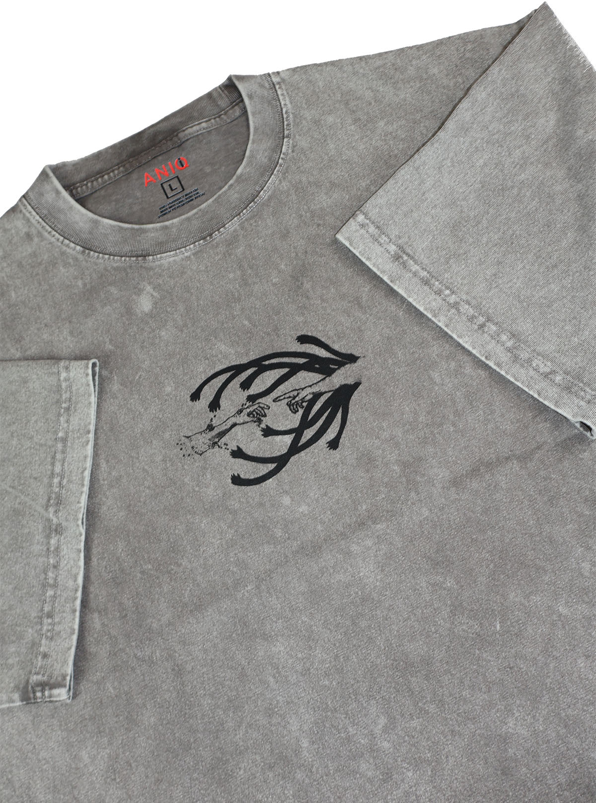 TRANSMUTATION ACID WASH TEE  ANIQI