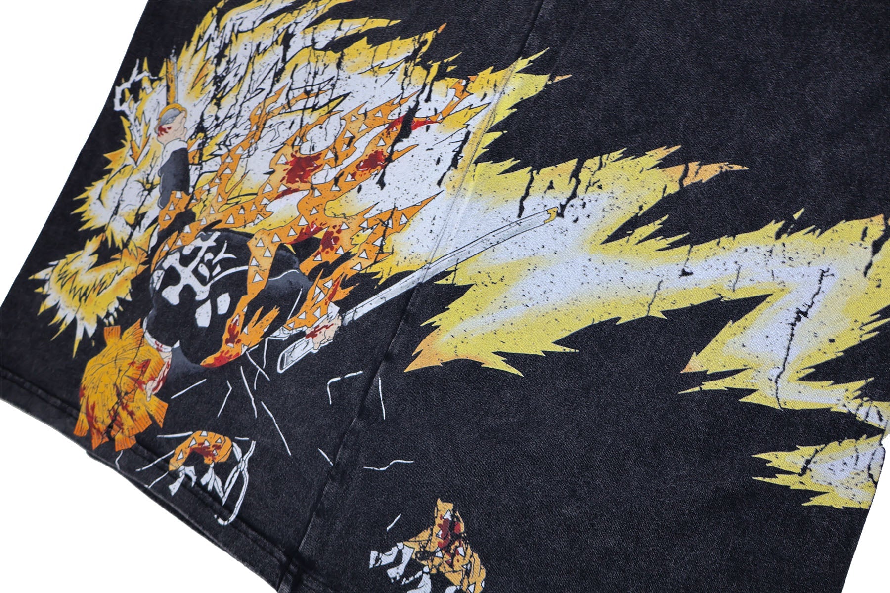 SEVENTH FORM ACID WASH TEE  ANIQI