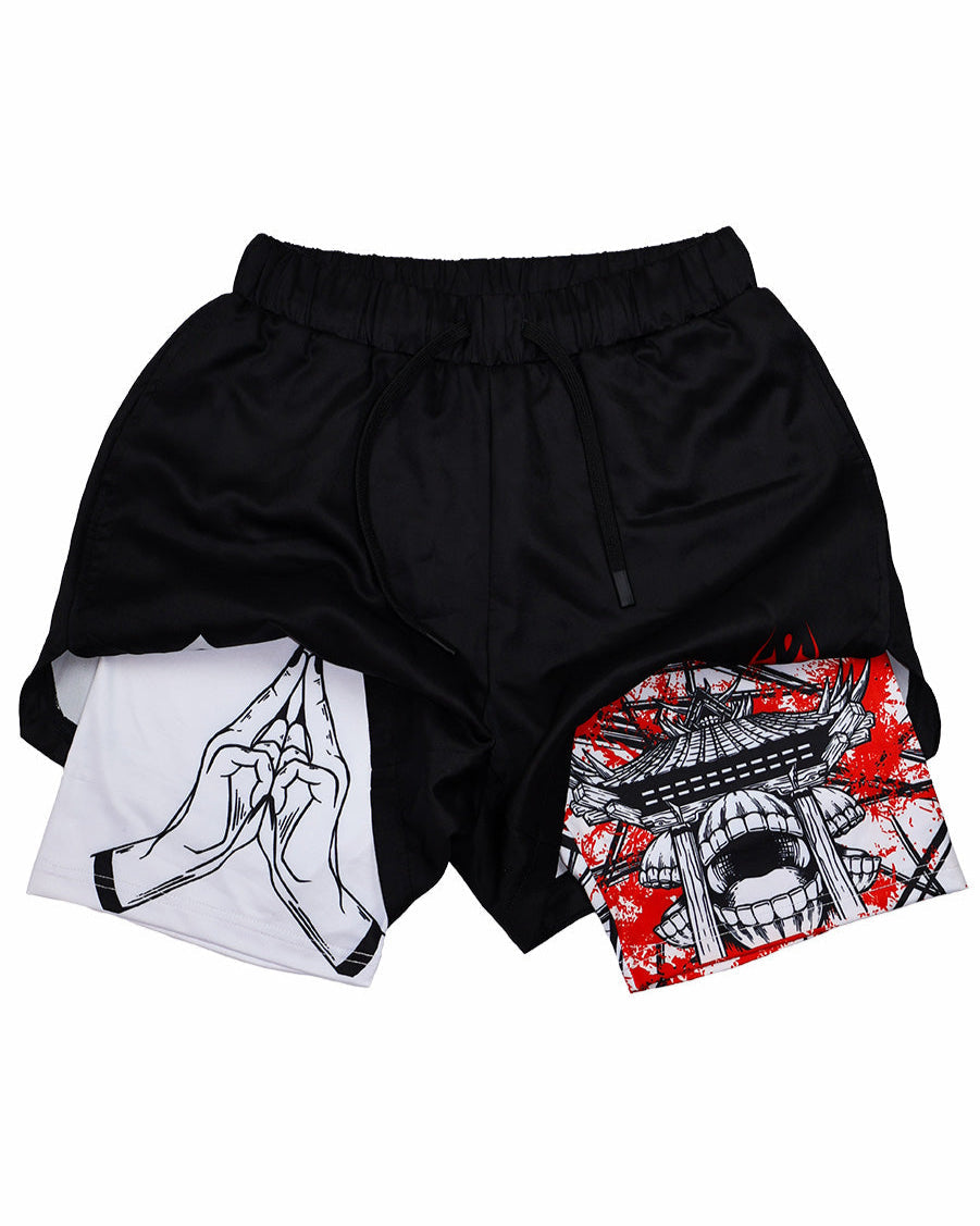 MALEVOLENT SHRINE PERFORMANCE SHORTS  ANIQI