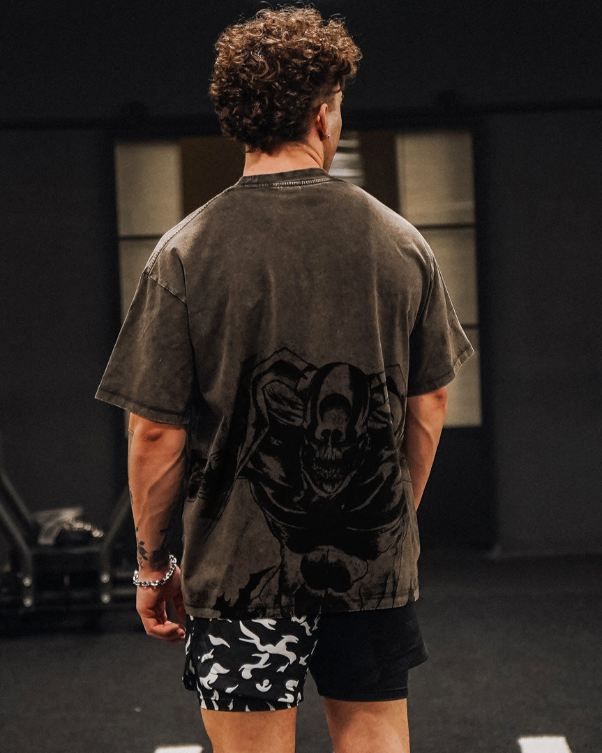 ICHIGO ACID WASH TEE  ANIQI