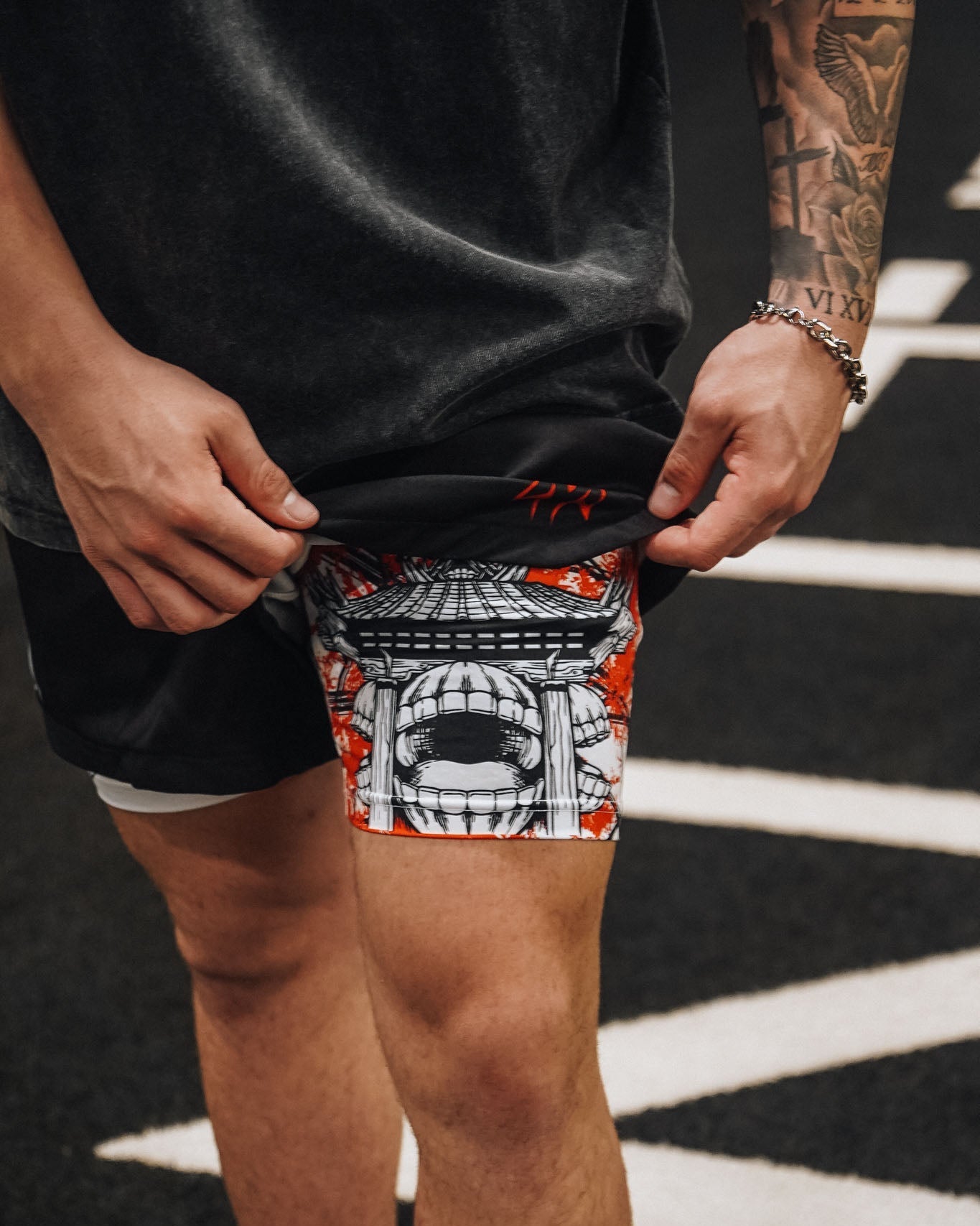 MALEVOLENT SHRINE PERFORMANCE SHORTS  ANIQI