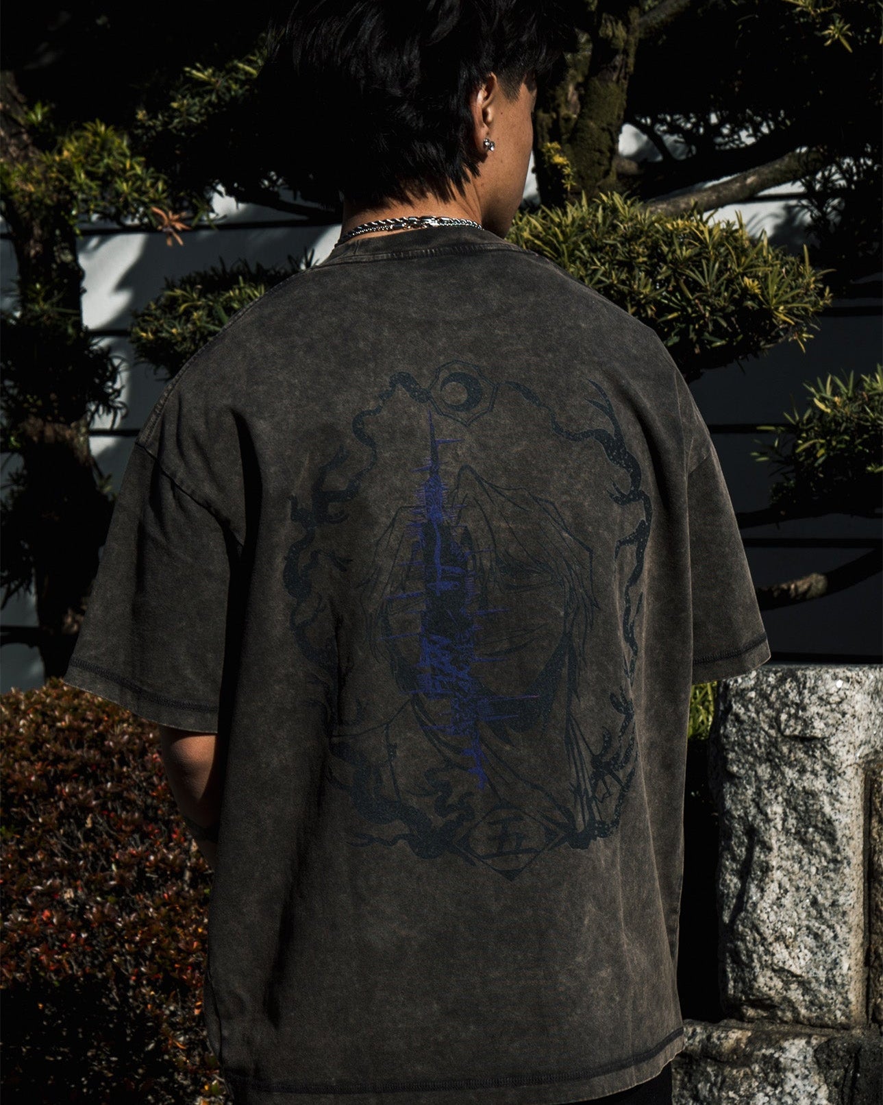 AIZEN ACID WASH TEE  ANIQI
