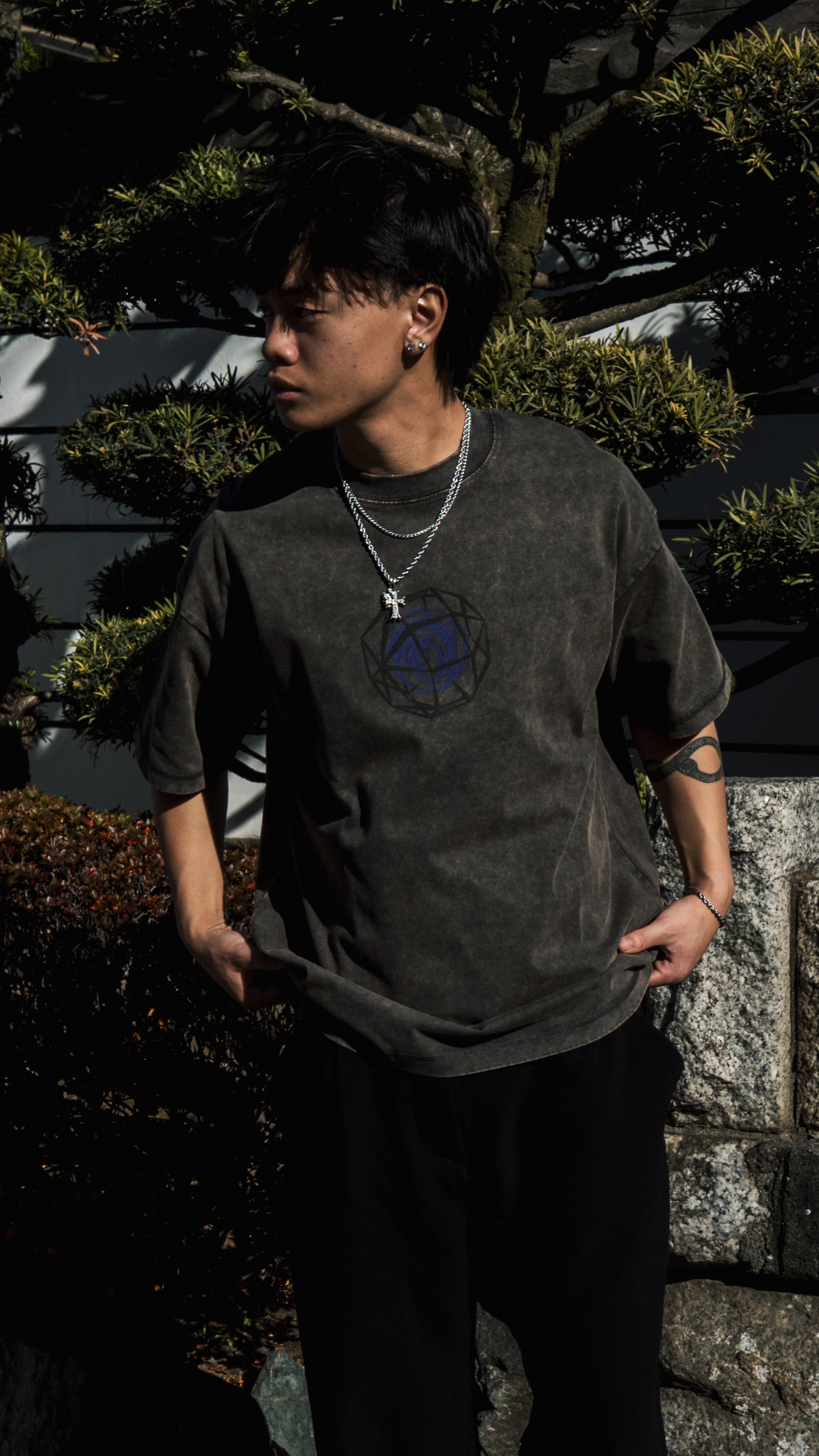 AIZEN ACID WASH TEE  ANIQI