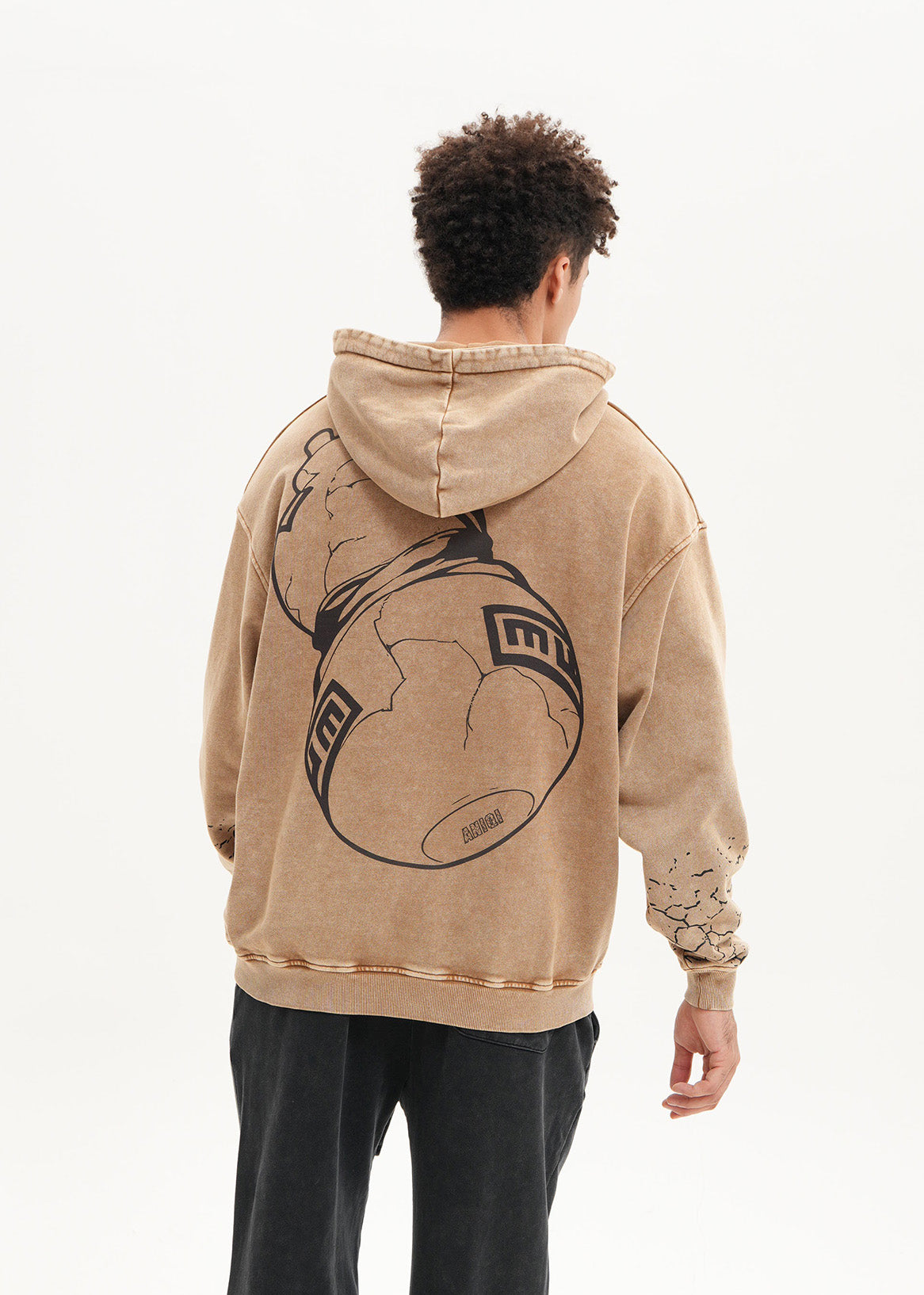 GAARA ACID WASH HOODIE  ANIQI