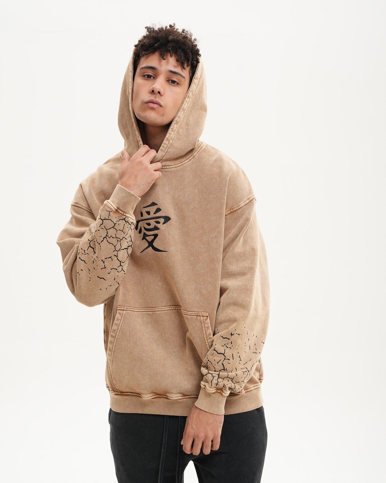 GAARA ACID WASH HOODIE  ANIQI