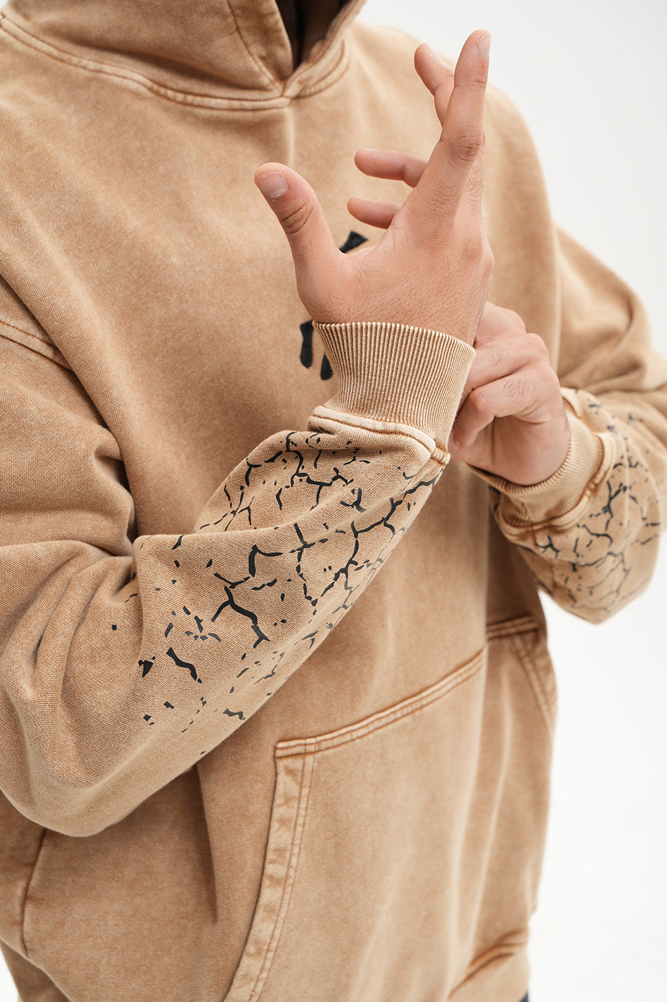 GAARA ACID WASH HOODIE  ANIQI