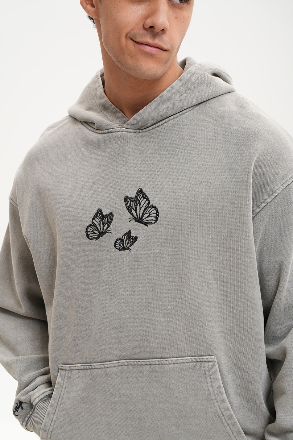 INVINCIBLE ACID WASH HOODIE  ANIQI