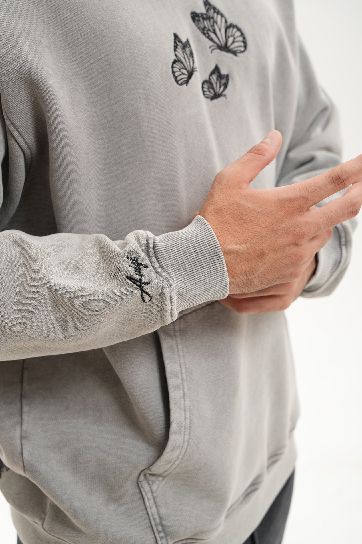 INVINCIBLE ACID WASH HOODIE  ANIQI