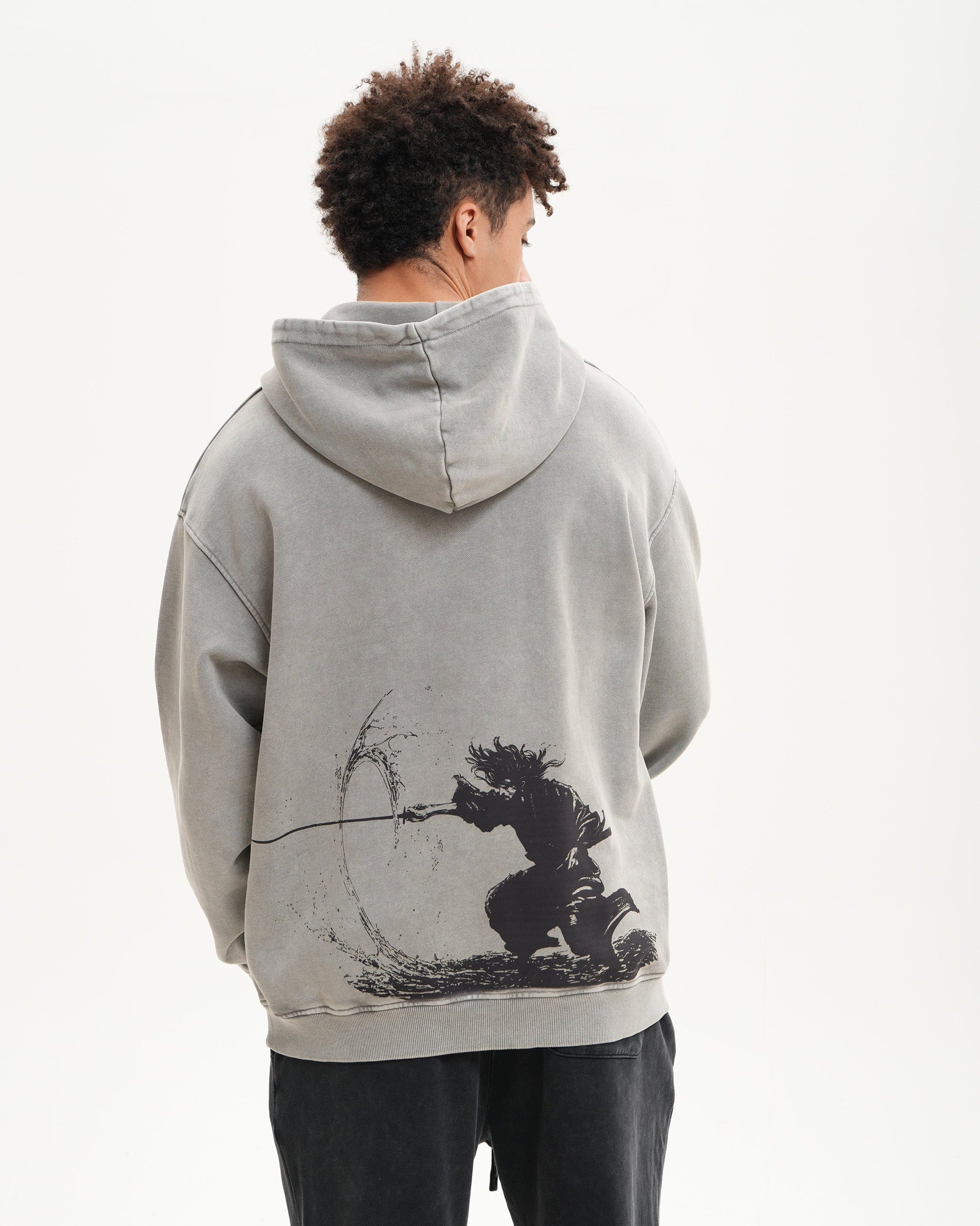 INVINCIBLE ACID WASH HOODIE  ANIQI