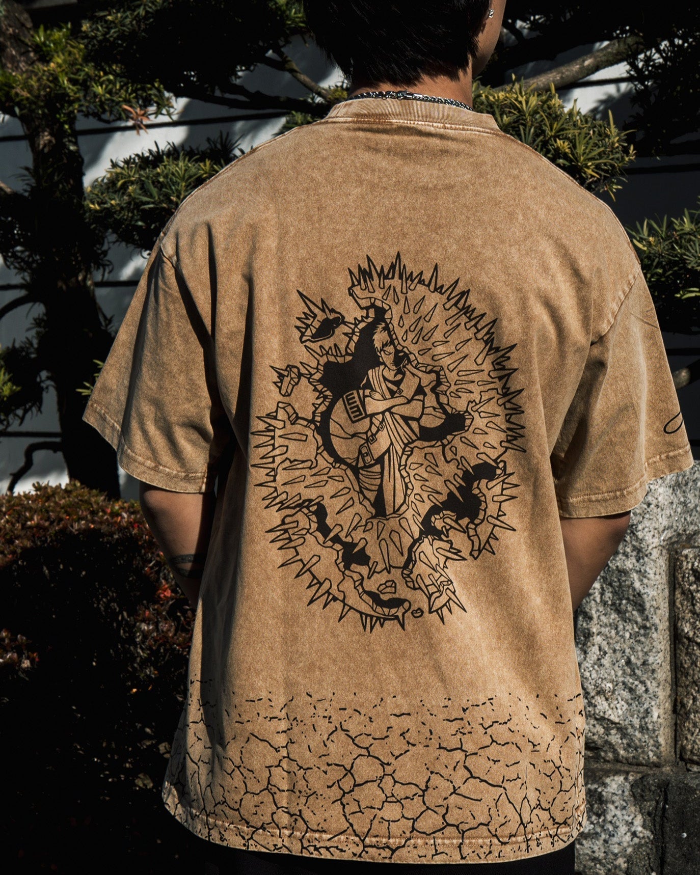 GAARA ACID WASH TEE  ANIQI