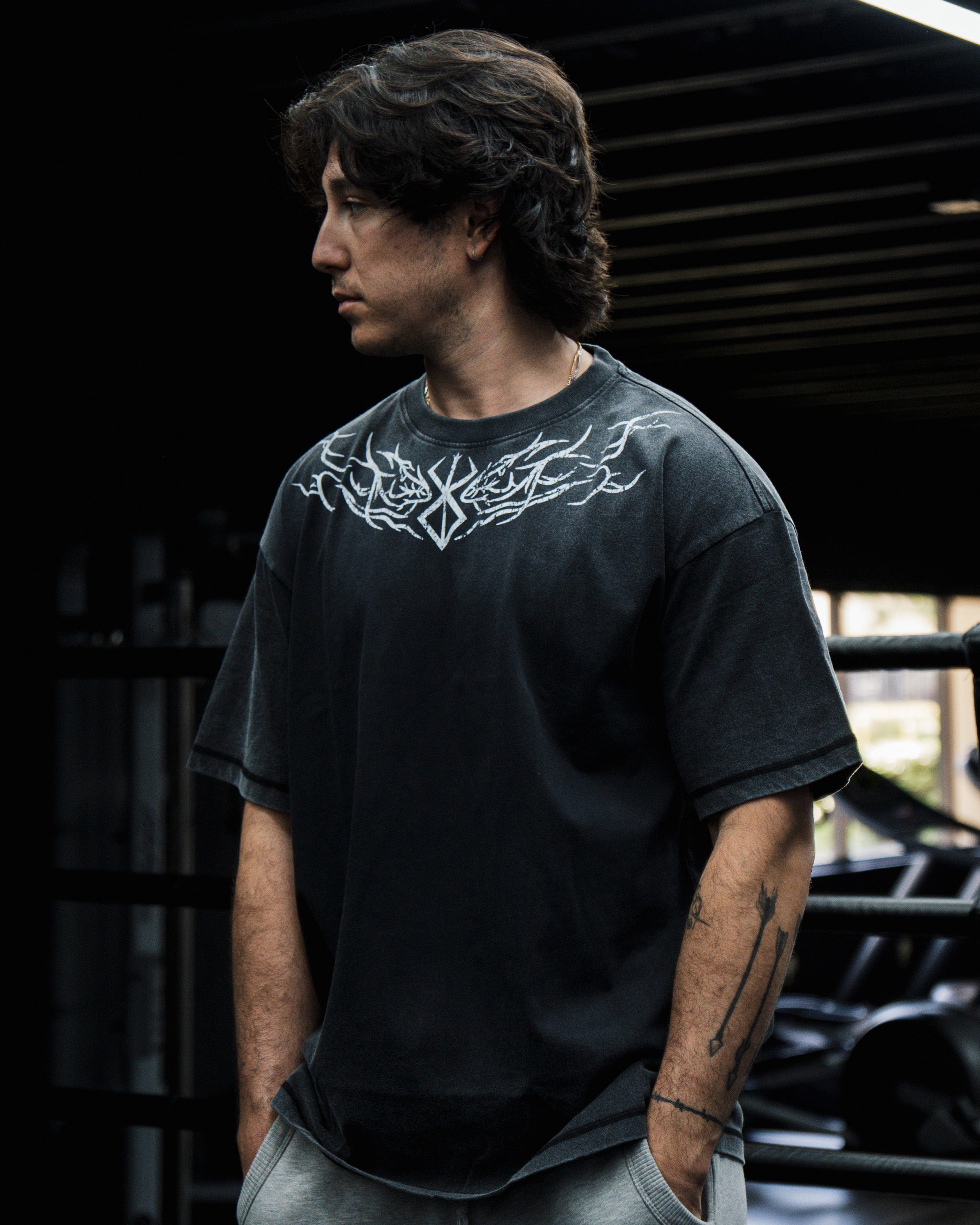 BEAST OF DARKNESS WASH TEE