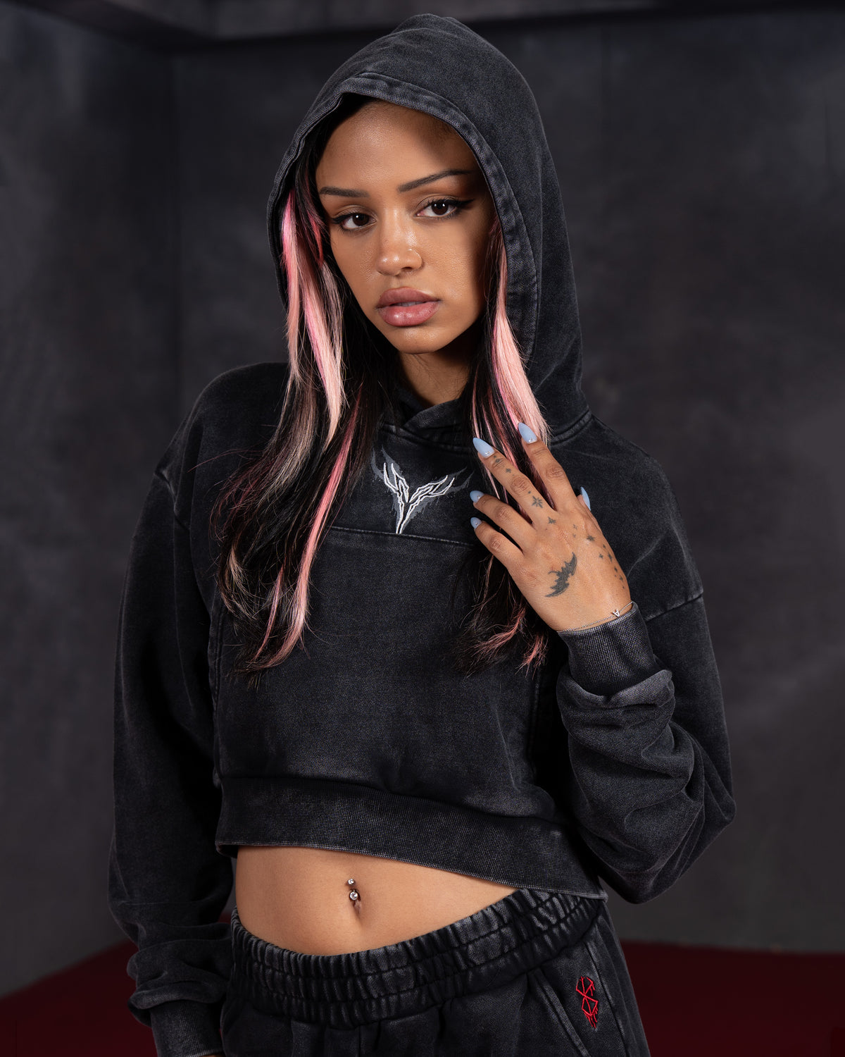 BRAND OF SACRIFICE CROPPED HOODIE