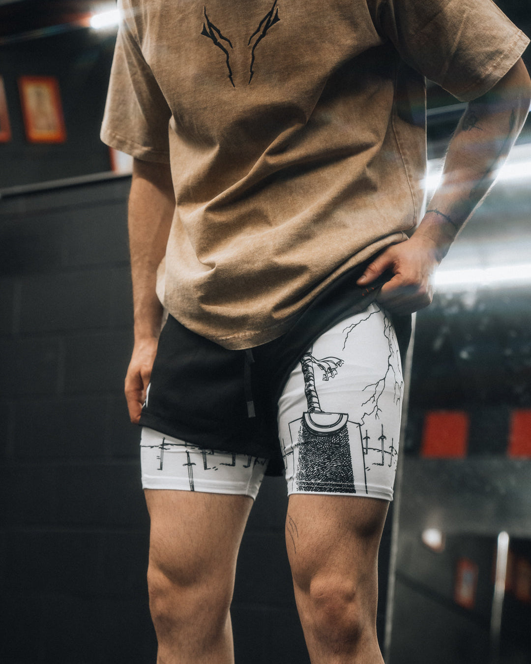 DRAGON SLAYER PERFORMANCE SHORTS  ANIQI
