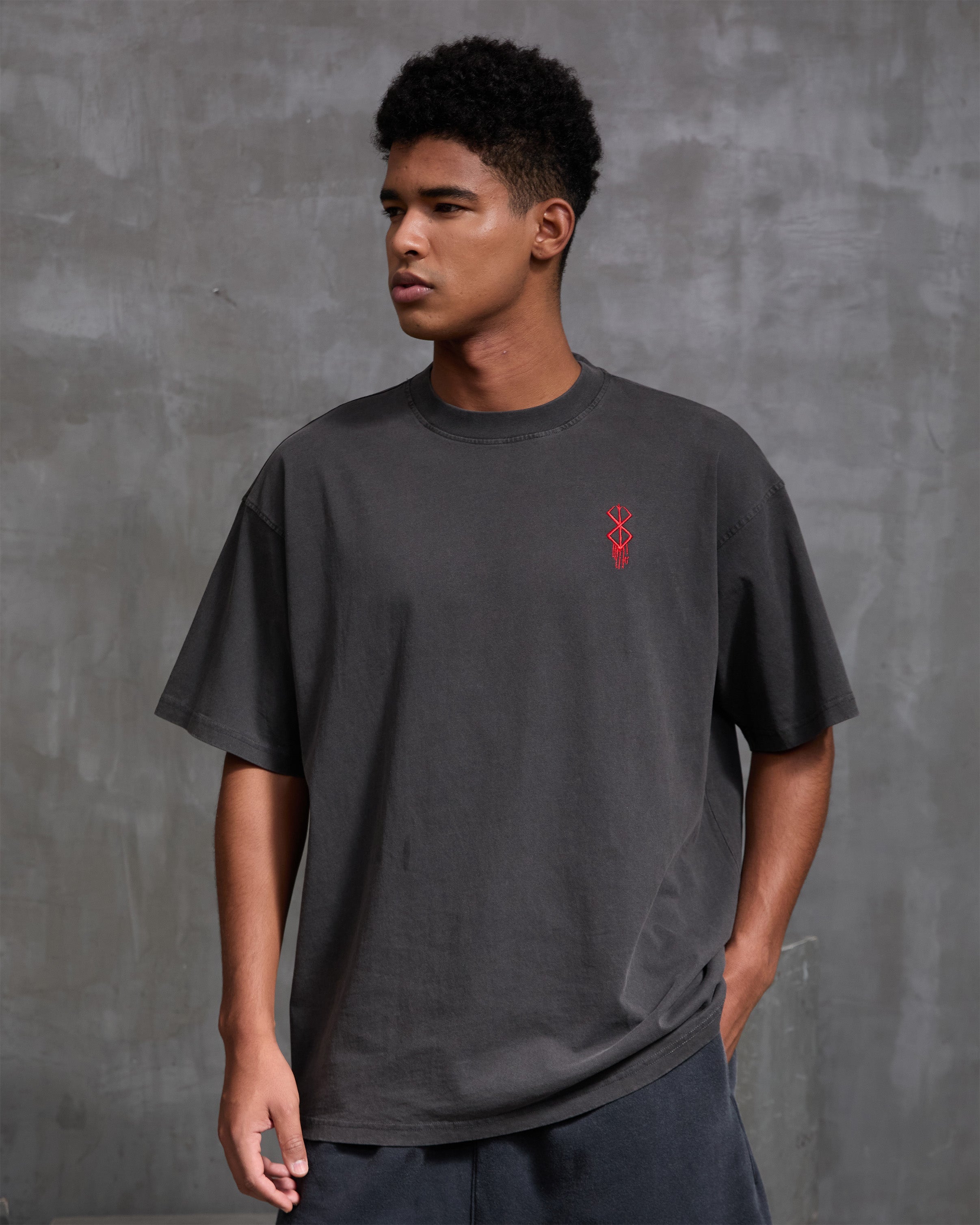 BRAND OF SACRIFICE ACID WASH TEE  ANIQI