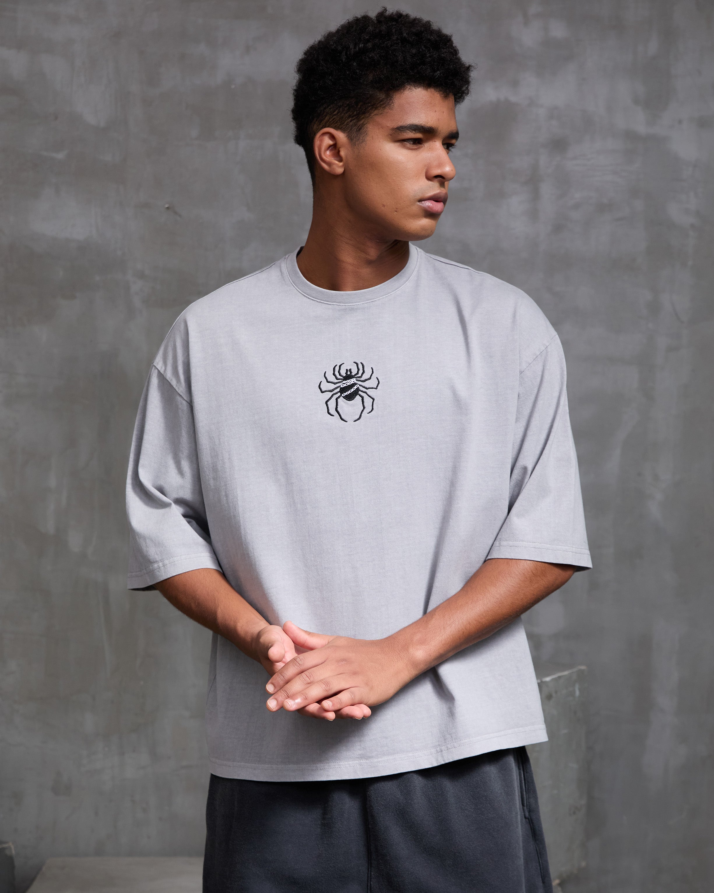 SPIDER CROPPED TEE