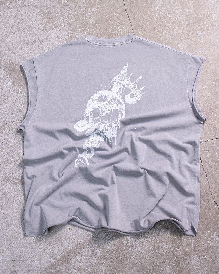 THE KING IS DEAD MUSCLE TEE
