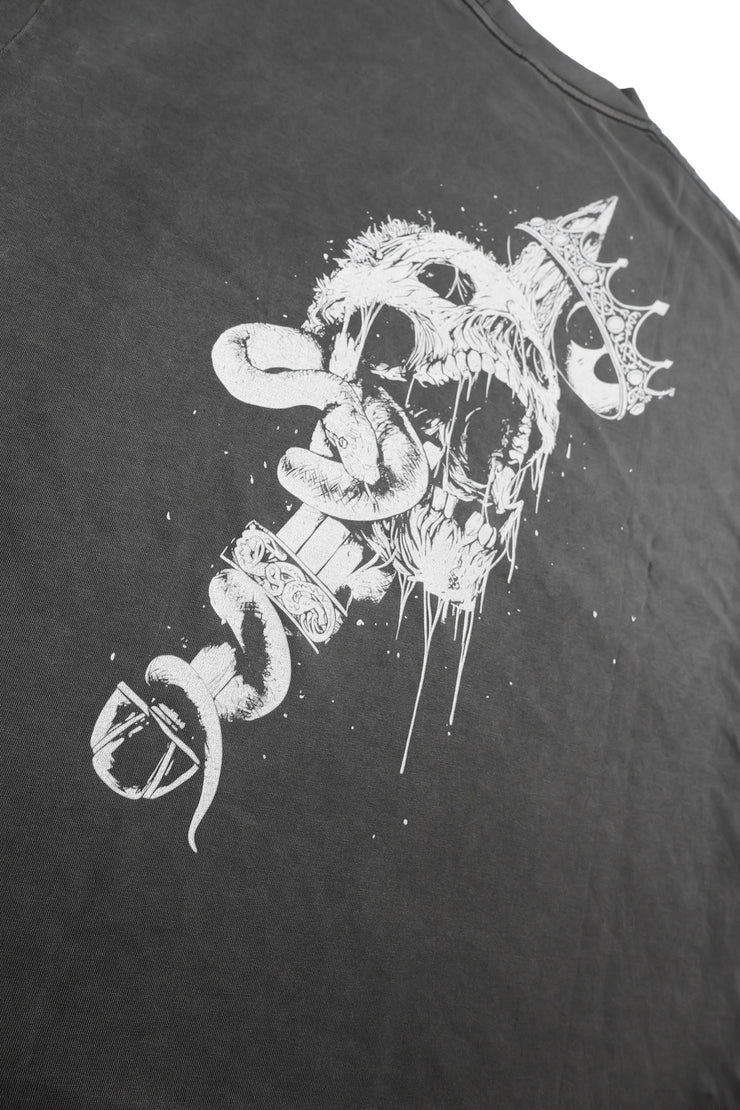 THE KIND IS DEAD ACID WASH TEE