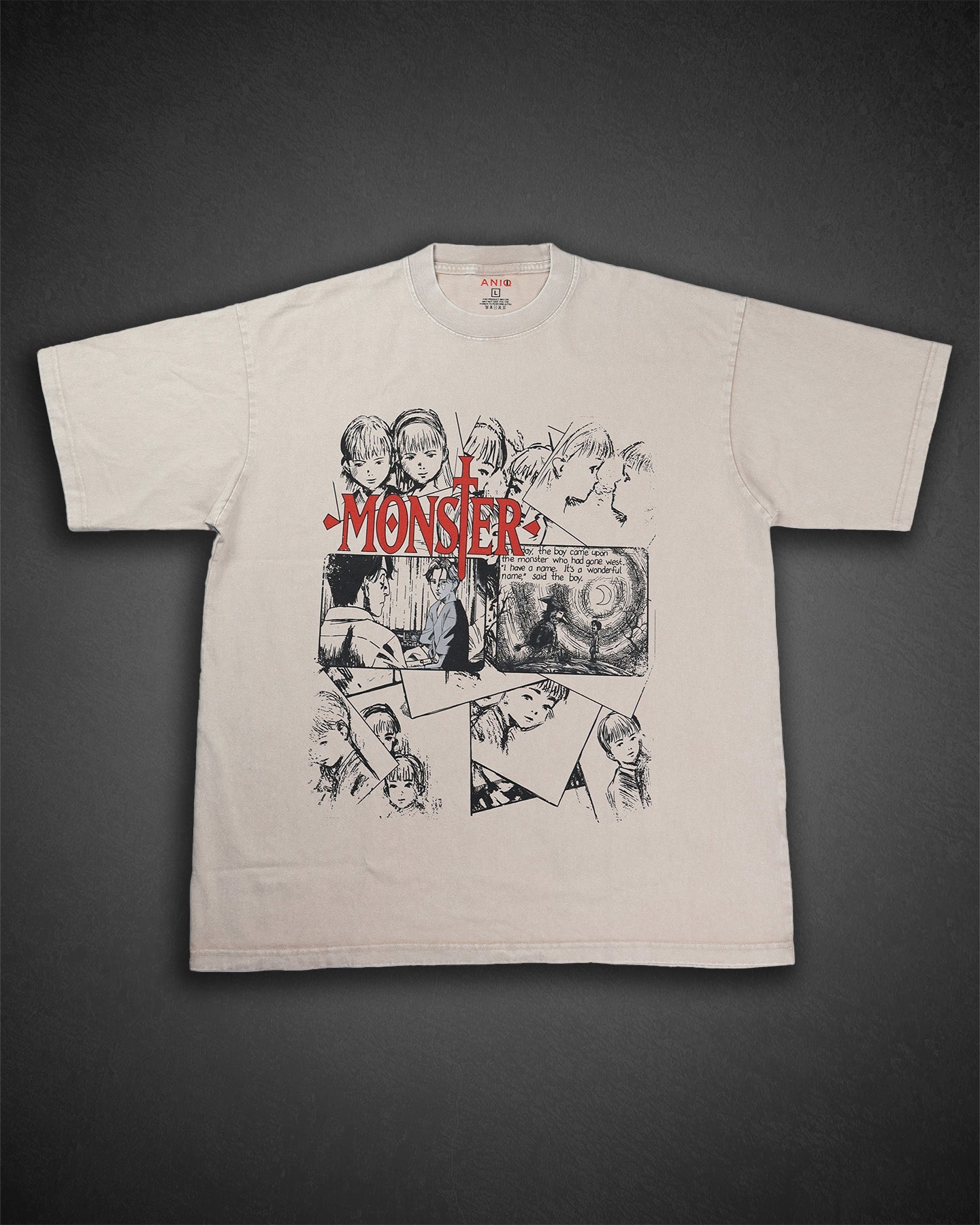 MONSTER ACID WASH TEE  ANIQI