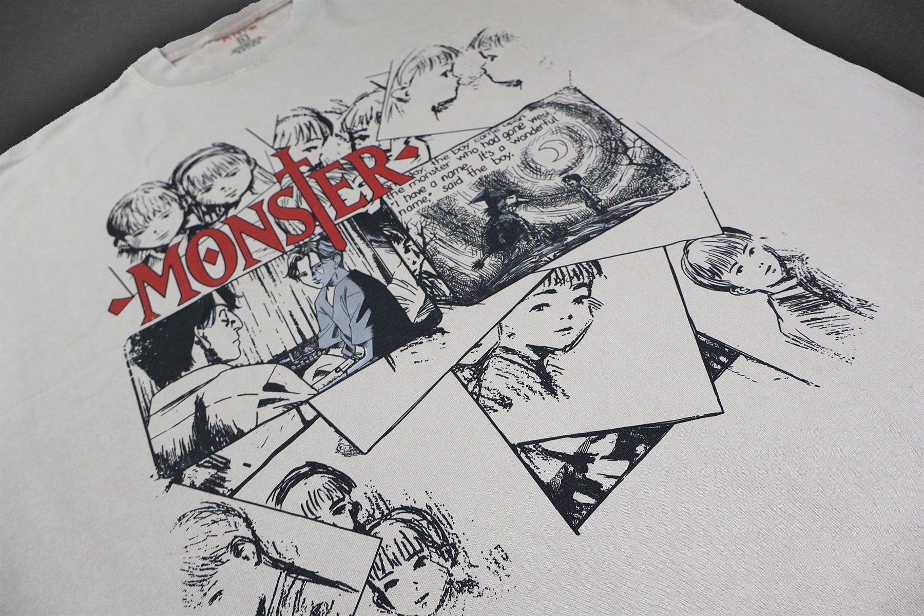 MONSTER ACID WASH TEE  ANIQI
