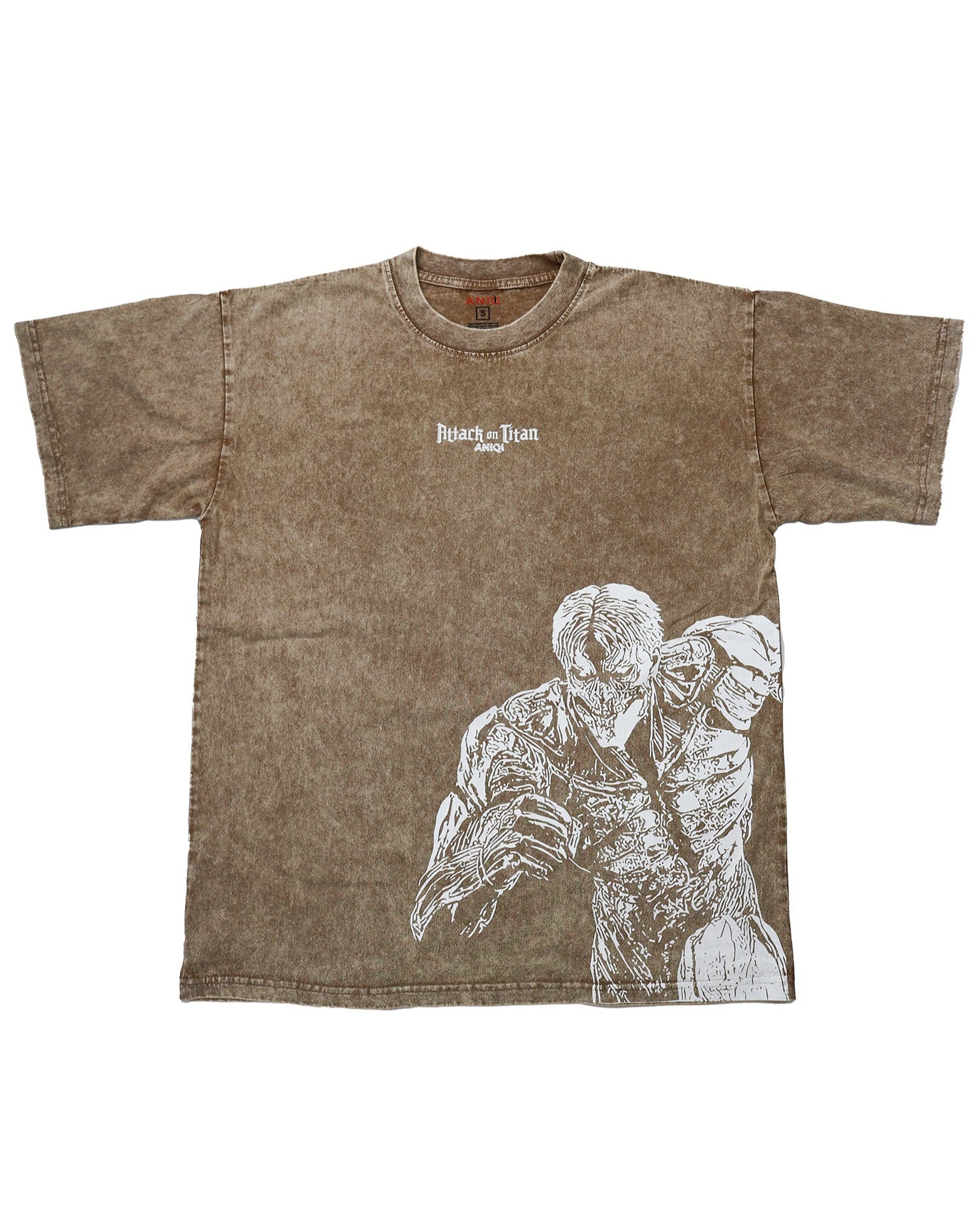 ARMORED TITAN ACID WASH TEE  ANIQI