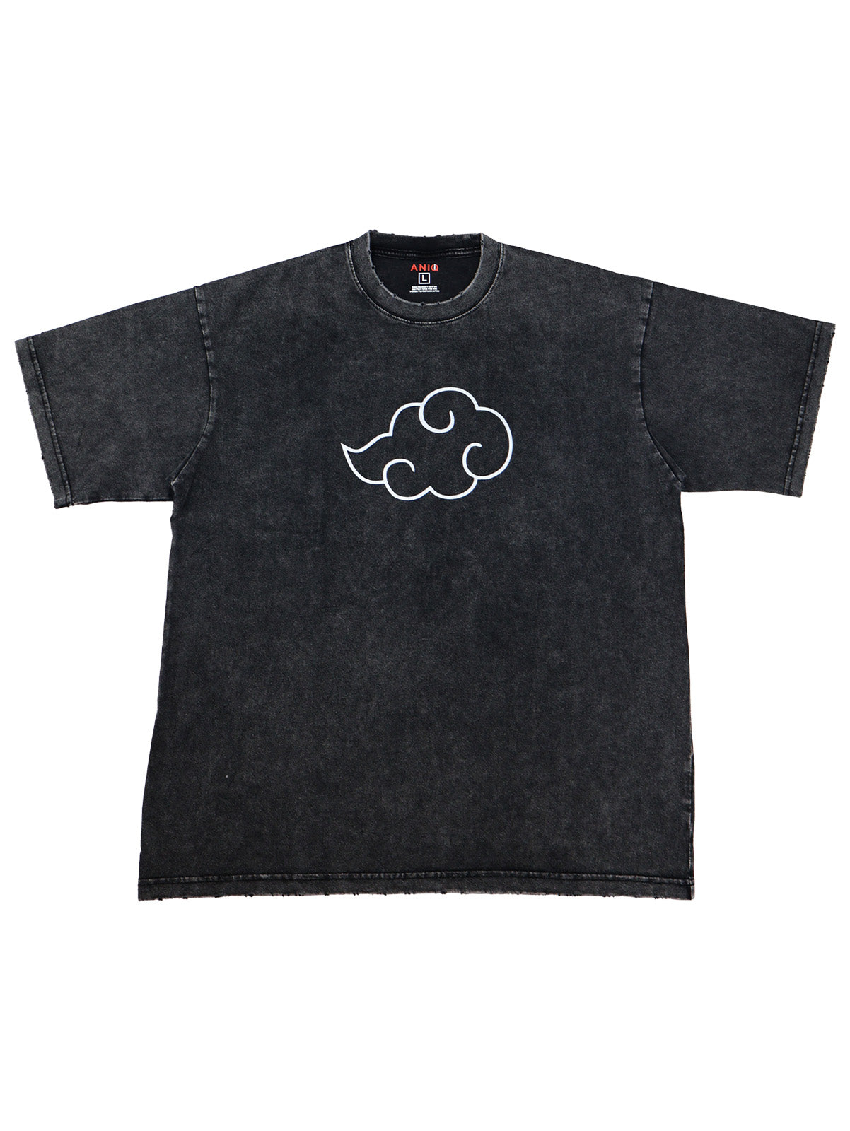 GENJUTSU GOD ACID WASH TEE  ANIQI