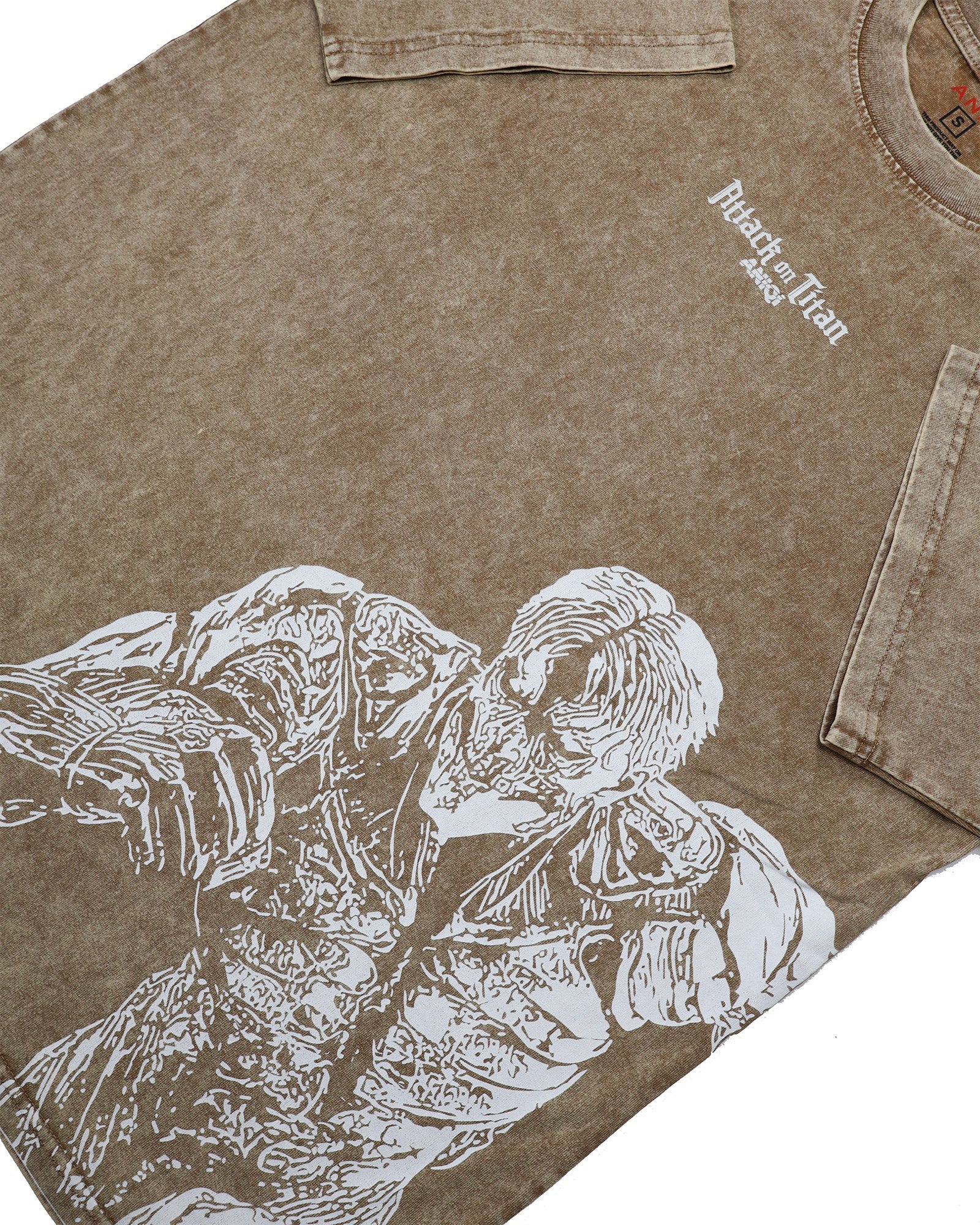 ARMORED TITAN ACID WASH TEE  ANIQI