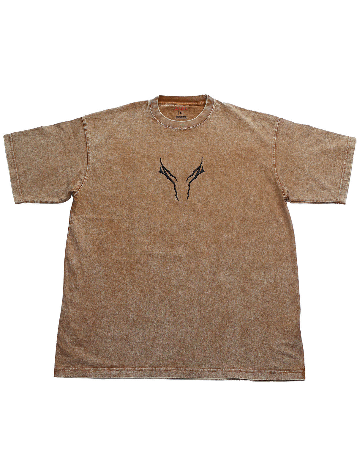 THE BLACK SWORDSMAN ACID WASH TEE  ANIQI