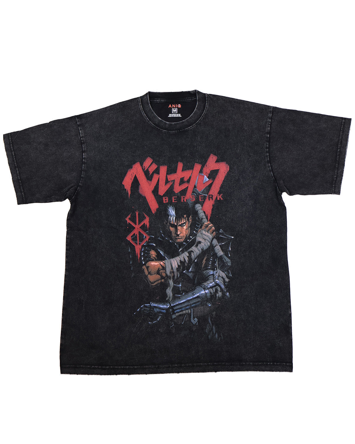 BERSERK ACID WASH TEE  ANIQI