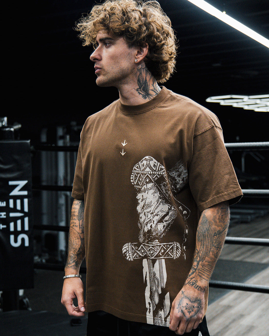 NO ENEMIES OVERSIZE TEE  ANIQI