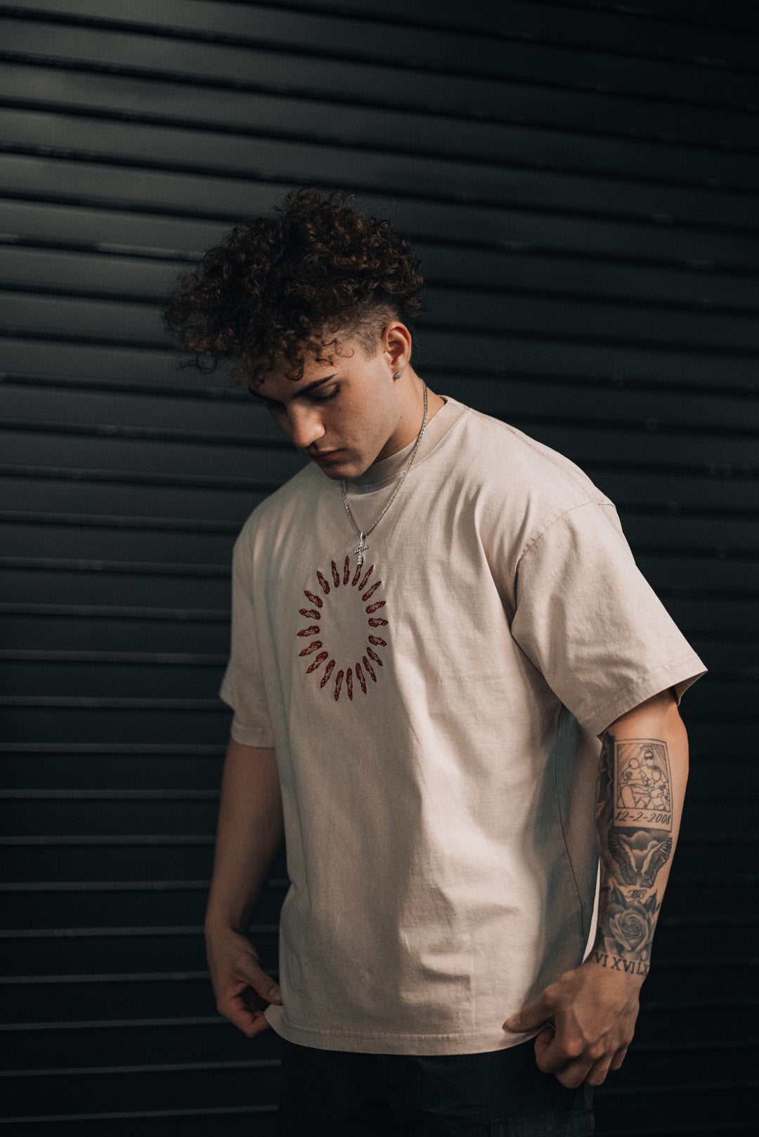 DOMAIN EXPANSION ACID WASH TEE  ANIQI