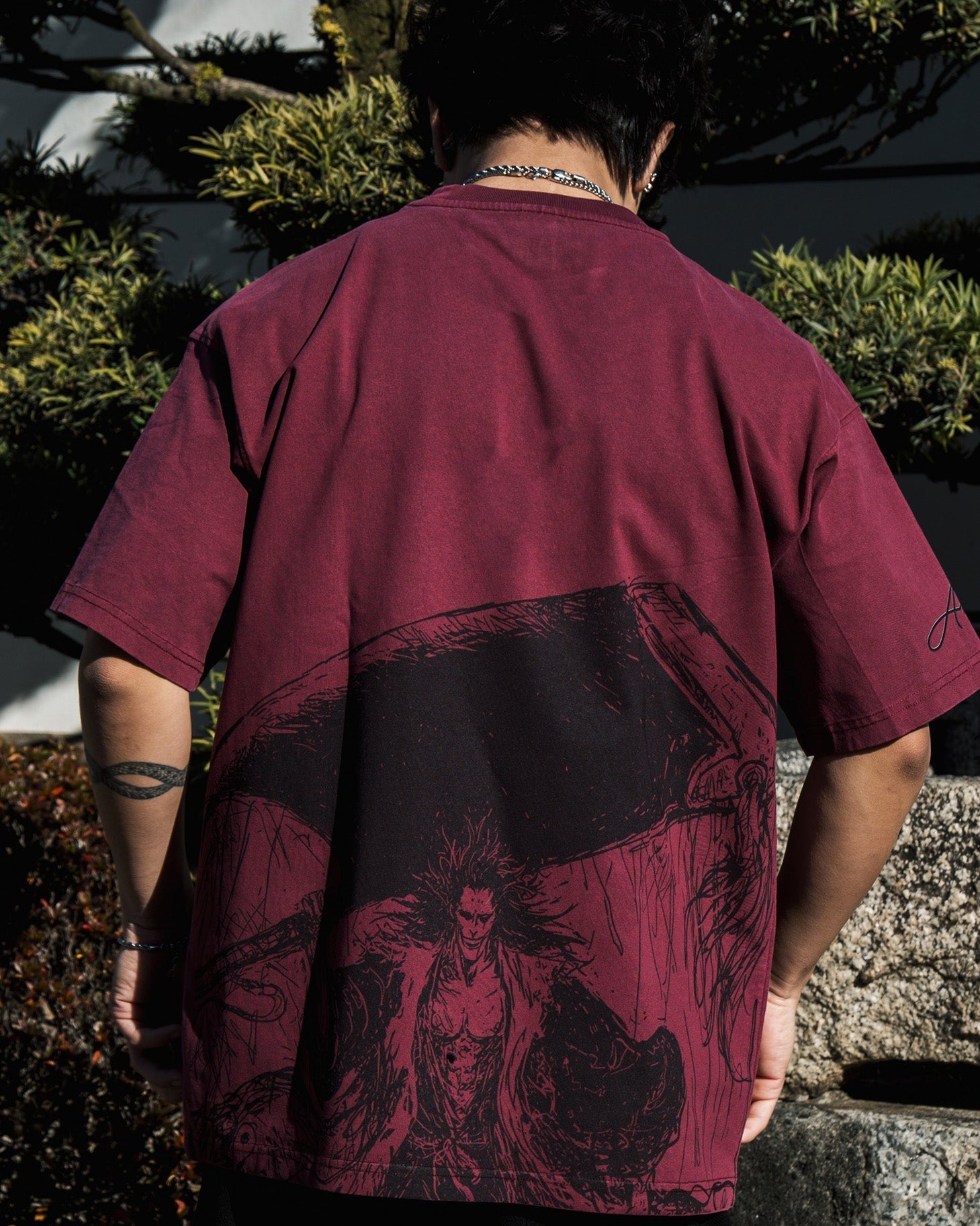 KENPACHI ACID WASH TEE  ANIQI