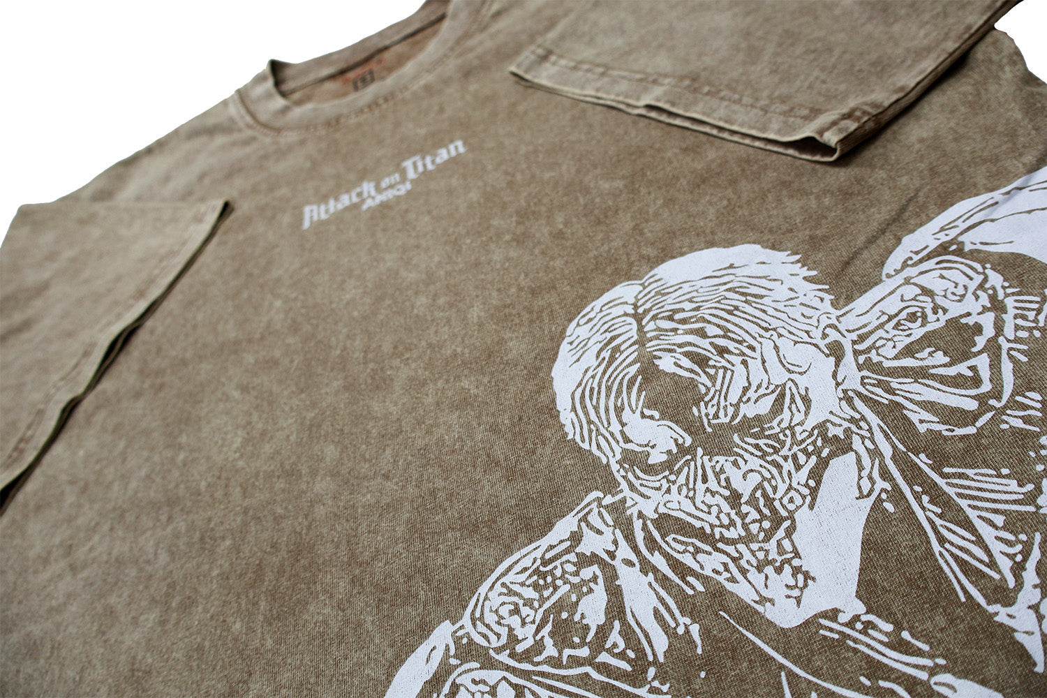 ARMORED TITAN ACID WASH TEE  ANIQI