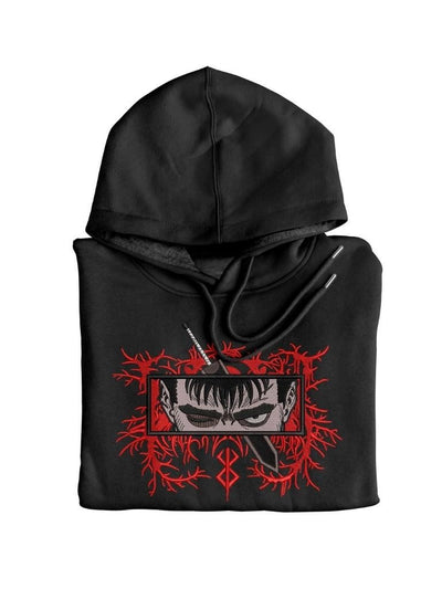 BERSERK GUTS EMBROIDERED HOODIE