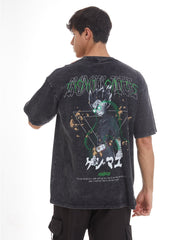 ROCK LEE EMBROIDERED X GRAPHIC VINTAGE TEE