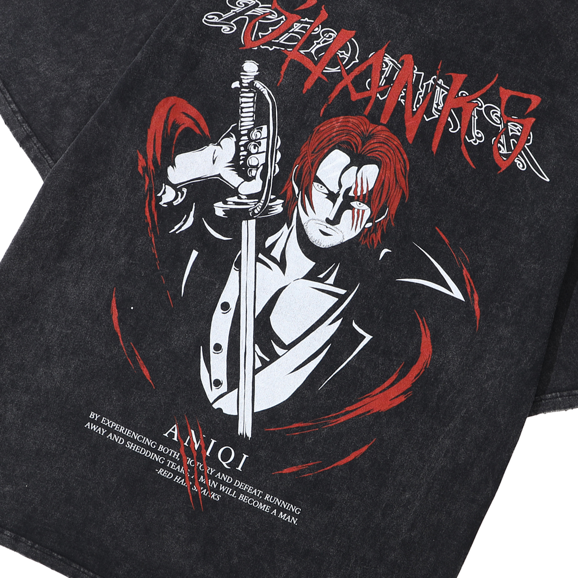 AKAGAMI ACID WASH TEE  ANIQI